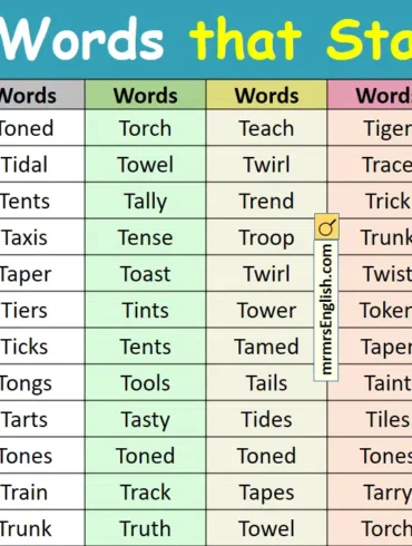 5 letter words with te in them