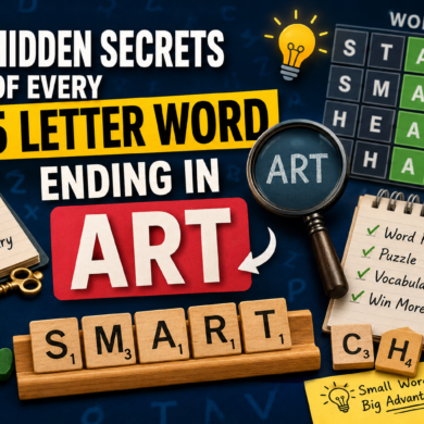 7 Hidden Secrets of Every 5 Letter Word Ending in Art