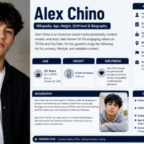 Alex Chino Wikipedia, Age, Height, Girlfriend & Biography
