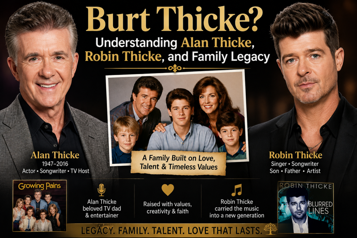 Burt Thicke? Understanding Alan Thicke, Robin Thicke, and Family Legacy