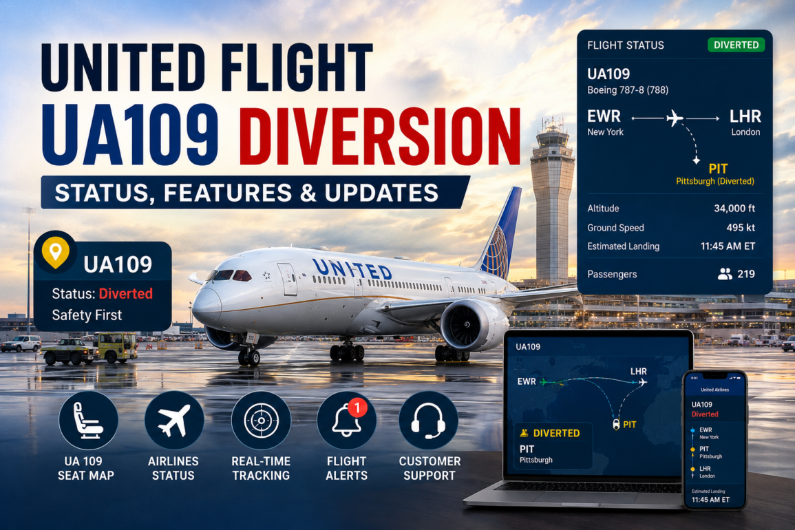 United Flight UA109 Diversion: Status, Features & Updates