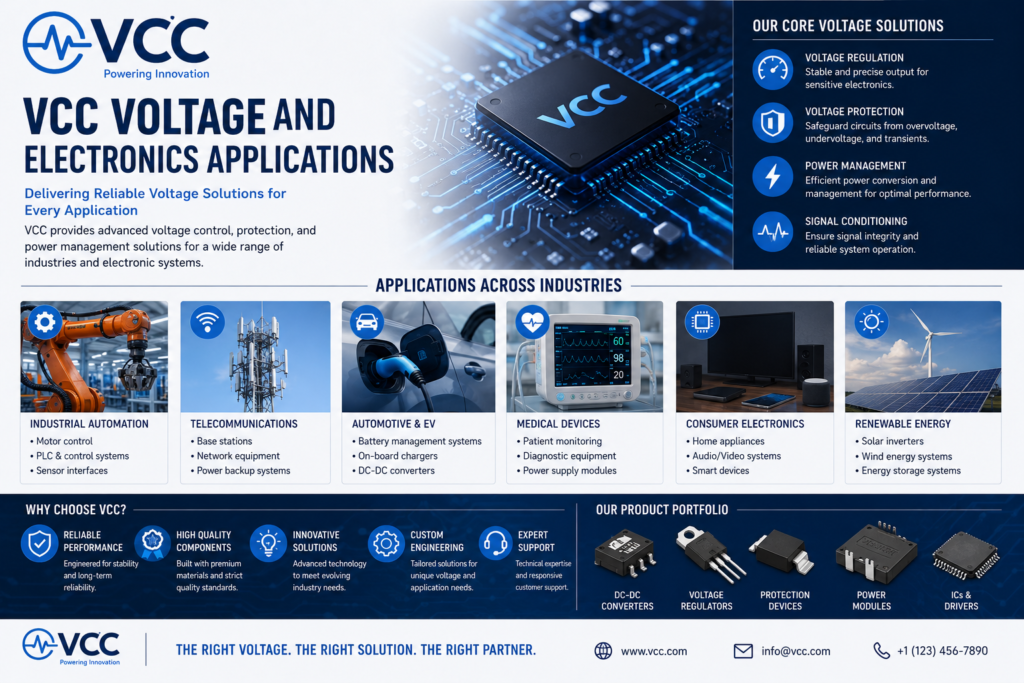 VCC Voltage and Electronics Applications