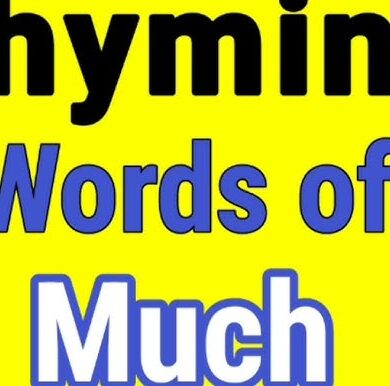 rhyming words with much