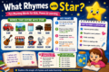 what rhymes with star