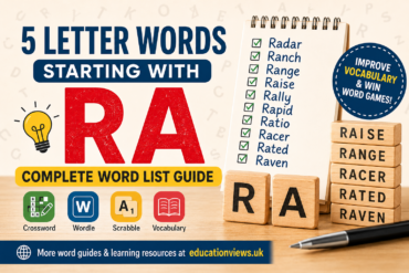 5 Letter Words Starting With RA Complete Word List Guide