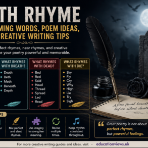 Death Rhyme: Best Rhyming Words, Poem Ideas, and Creative Writing Tips