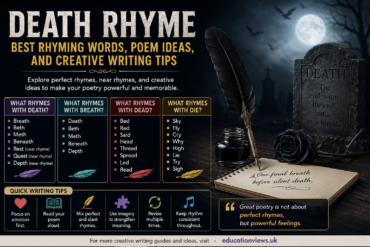 Death Rhyme: Best Rhyming Words, Poem Ideas, and Creative Writing Tips