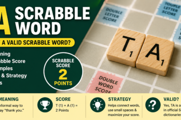 Ta Scrabble Word: Is "TA" a Valid Scrabble Word?