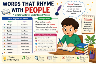 Words That Rhyme With People: Easy Rhyming Guide for Students and Writers