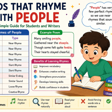 Words That Rhyme With People: Easy Rhyming Guide for Students and Writers