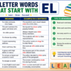 5 Letter Words That Start With EL: Complete List, Meanings, and Learning Tips