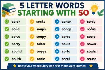 5 letter words starting with so