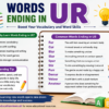 Words Ending in UR: Complete List, Meanings, and Learning Guide
