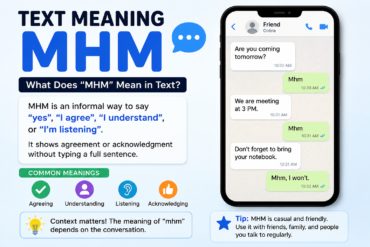 text meaning mhm