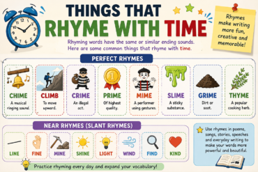 things that rhyme with time