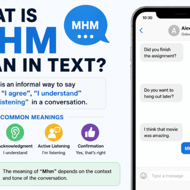 what is mhm mean in text