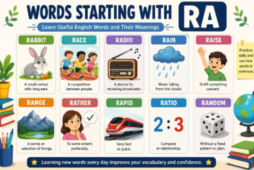 words starting with ra