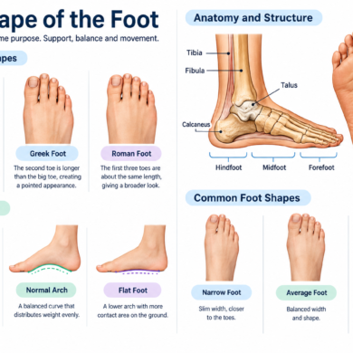 shape of the foot