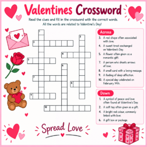 Valentines Crossword