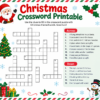christmas crossword printable