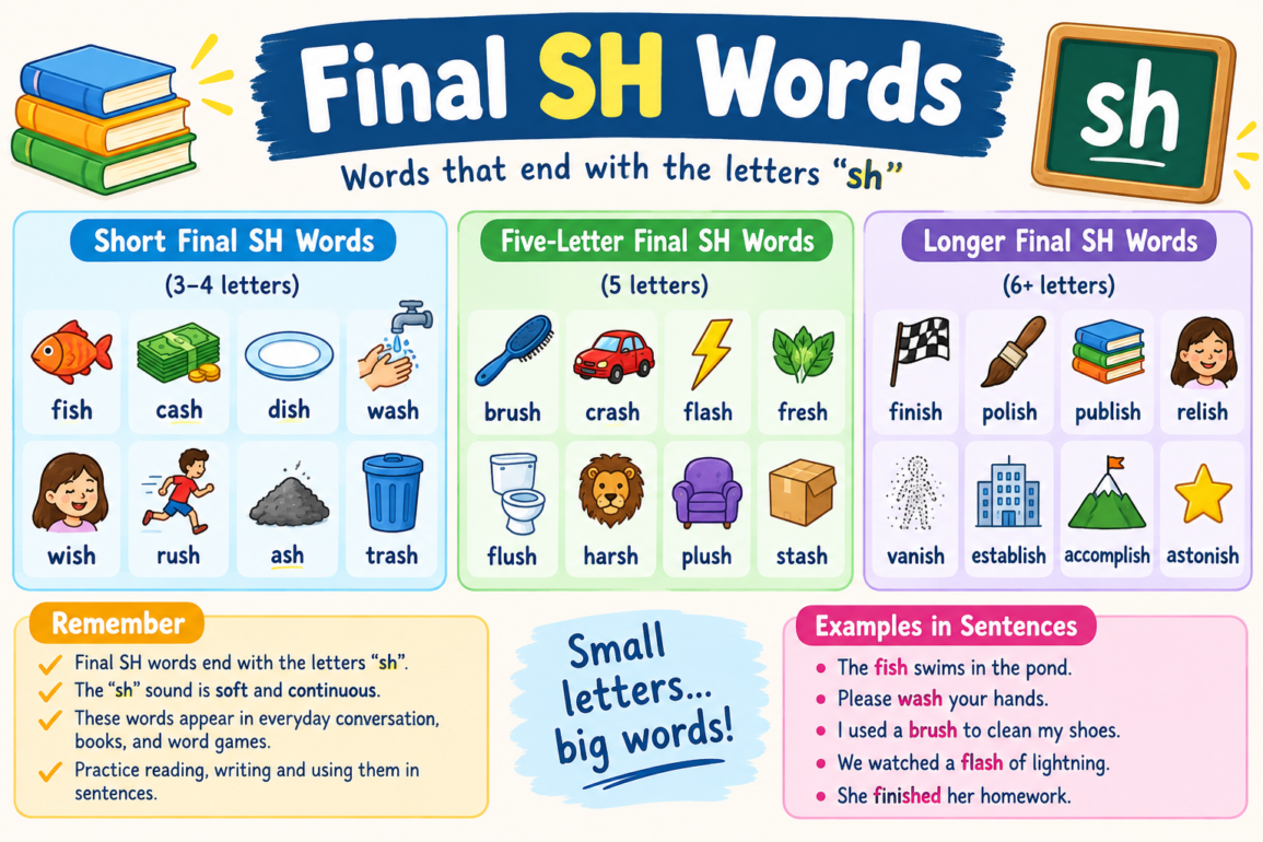 final sh words