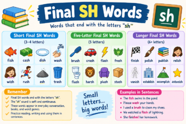 final sh words