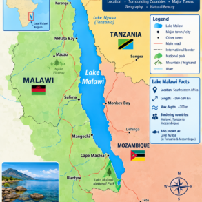 map lake malawi