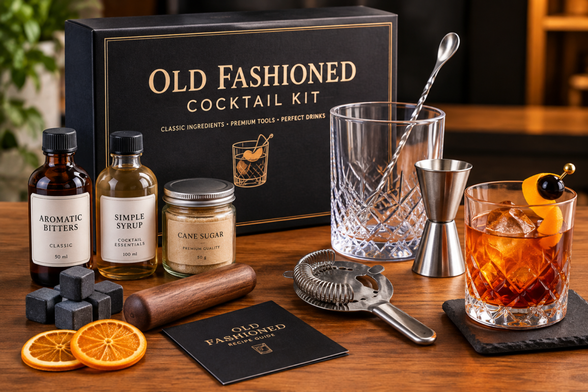 old fashioned cocktail kit