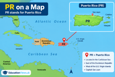 pr on a map