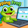 typing frog