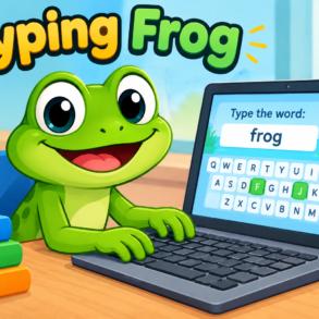 typing frog