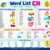 word list ch