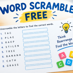 word scramble free